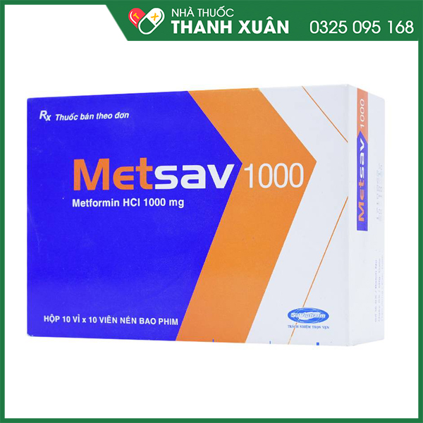 Metsav 1000 điều trị tiểu đường